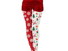 Rajstopy świąteczne - 1 para