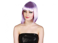 Peruka Pop star fioletowa - 1 szt.