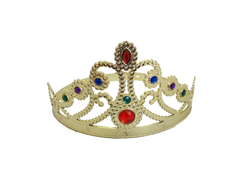 Tiara diadem złoty - 1 szt.