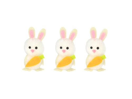 Zajączek Wielkanocny - 5,5 cm - 3 szt.