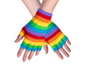 Rękawiczki tęczowe - 1 para