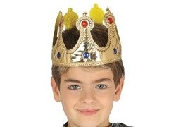 Korona króla materiałowa - 1 szt.