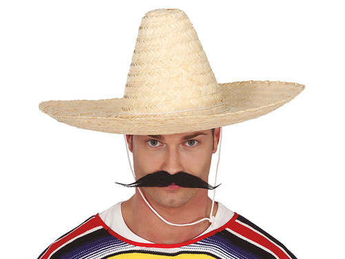 Sombrero meksykańskie słomkowe - 50 cm - 1 szt.