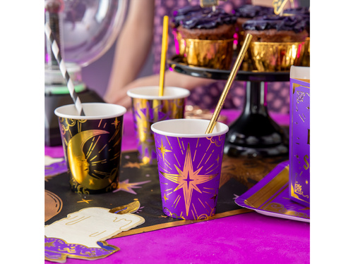 Kubeczki papierowe Karty - 220 ml - 6 szt.