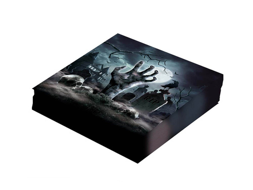 Serwetki Zombie na Halloween - 33 cm - 12 szt.