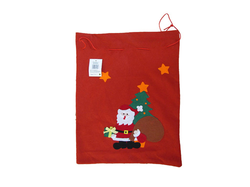 Mega worek Mikołaja na prezenty - 50 x 70 cm