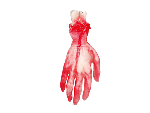 Odcięta zakrwawiona dłoń - 25 cm - 1 szt.