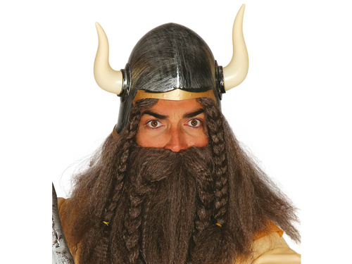Hełm Wikinga z rogami - 1 szt.
