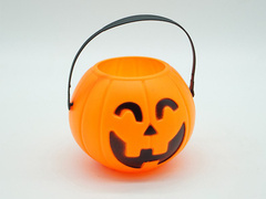 Wiaderko Dynia na Halloween - 9 cm - 1 szt.
