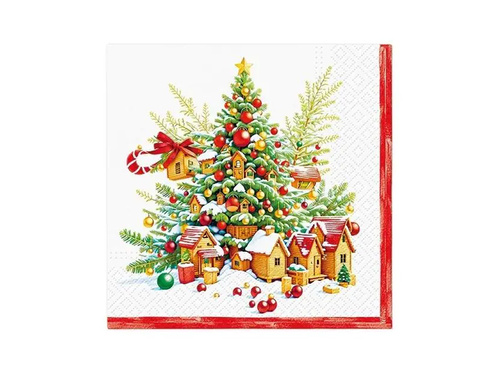 Serwetki bożonarodzeniowe - 33 cm - 20 szt.