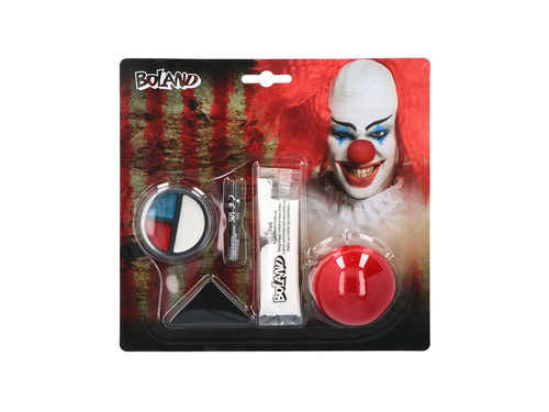 Zestaw do malowania twarzy Klaun Horror