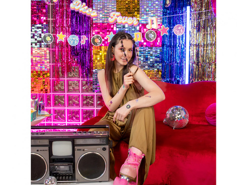 Girlanda Retro Disco - 150 cm - 1 szt.