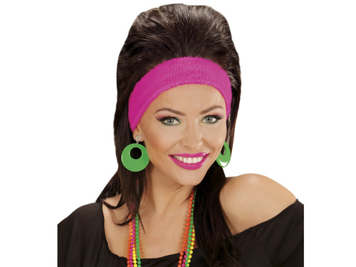 Kolczyki klipsy zielone neonowe