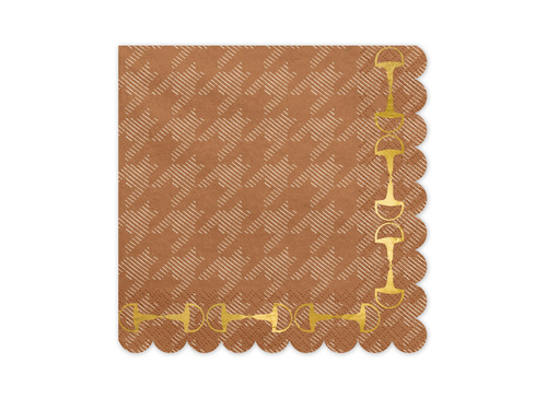 Serwetki urodzinowe Strzemiona - 33 cm - 12 szt.