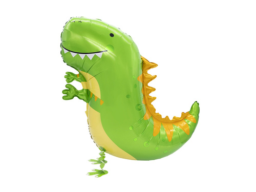 Balon foliowy chodzący Dinozaur - 65 x 75 cm - 1 szt.