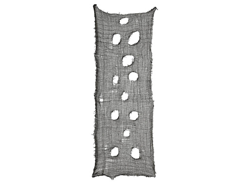 Obrus czarny na Halloween - 60 x 300 cm - 1 szt.