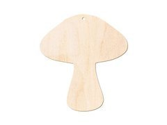 Drewniana dekoracja zawieszka Pieczarka - 1 szt.