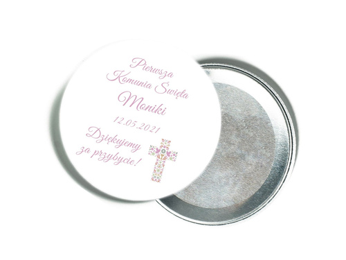 Personalizowane podziękowanie z magnesem na I Komunię Świętą - 12 szt.