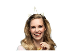 Opaska na głowę perłowy jednorożec