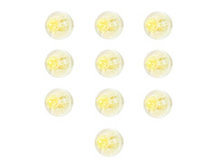 Diody LED do balonów białe ciepłe - 10 szt.