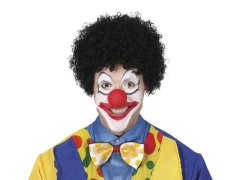 Peruka afro czarna - 1 szt.