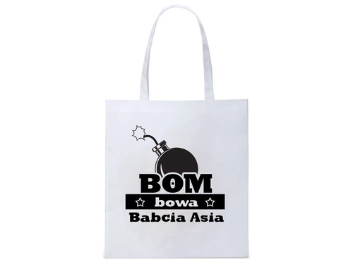 Torba na zakupy z imieniem na dzień babci - 1 szt.