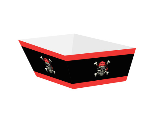 Pudełka na chipsy Pirat - 4 szt.