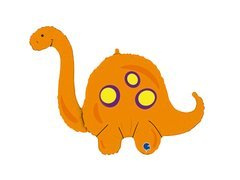 Balon foliowy Brontozaur - 112 cm - 1 szt.