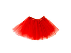 Spódniczka Tutu - czerwona - 30 cm - 1 szt.
