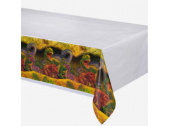 Obrus urodzinowy Dinozaury - 108 x 180 cm - 1 szt.