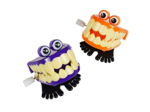 Szczęka nakręcana na Halloween - 1 szt.