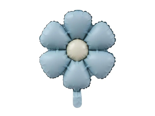 Balony foliowe Kwiaty błękitne - 50 cm - 3 szt.