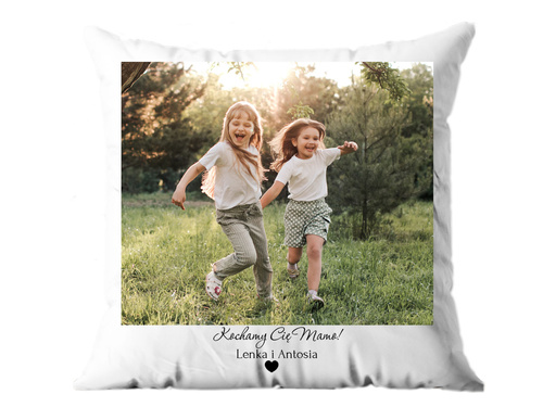 Poszewka ze zdjęciem na dzień matki - 1 szt.
