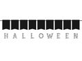Baner srebrny Halloween - 1 szt.