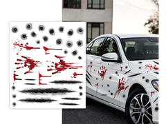 Naklejka na auto Halloween - 1 szt.