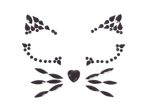 Samoprzylepne klejnociki na twarz Kotek