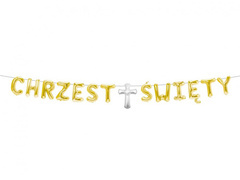 Girlanda papierowa Chrzest Święty - 180 cm - 1 szt.