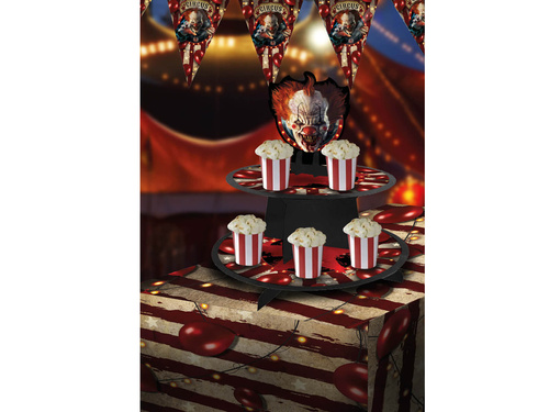 Stojak patera na słodycze Klaun - 1 szt.