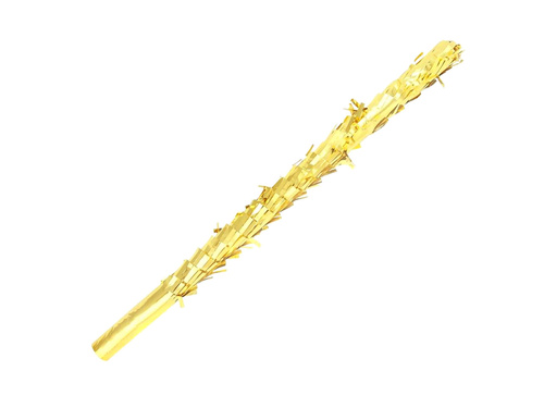 Kij do rozbijania piniaty złoty metaliczny - 50 cm - 1 szt.