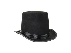 Kapelusz cylinder czarny - 1 szt.