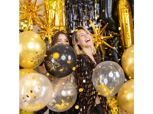 Balony lateksowe Happy New Year - 30 cm - 6 szt.
