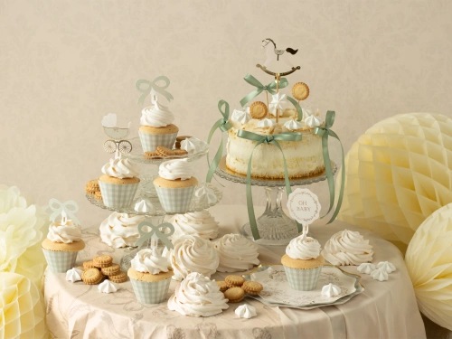 Zestaw dekoracji Baby shower - 6 szt.