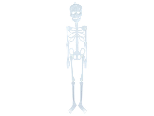 Dekoracja wisząca fluorescencyjna Kościotrup - 75 cm - 1 szt.