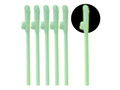 Fluorescencyjne słomki peniski  - 6 szt.