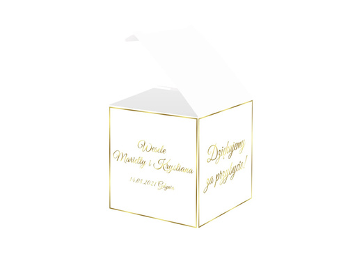 Pudełeczka personalizowane dla gości na wesele - 6 szt.
