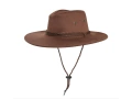 Kapelusz kowbojski brązowy z dużym rondem - 1 szt.