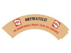 Papilotki na babeczki PRL - 6 szt.