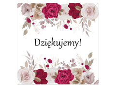 Naklejka na pudełko na koperty z życzeniami, prezentami - 1 szt.