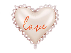 Balon foliowy Serce Love - 50 x 47 cm - 1 szt.