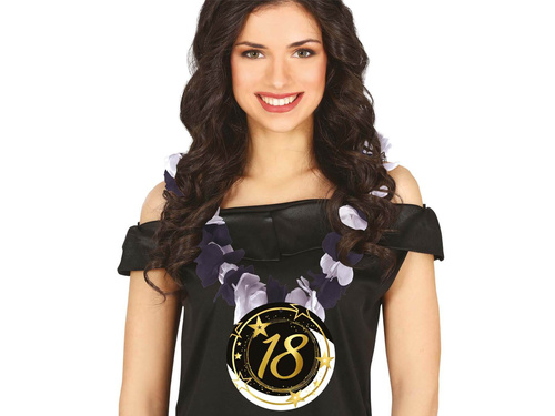 Naszyjnik urodzinowy na osiemnastkę - 1 szt.